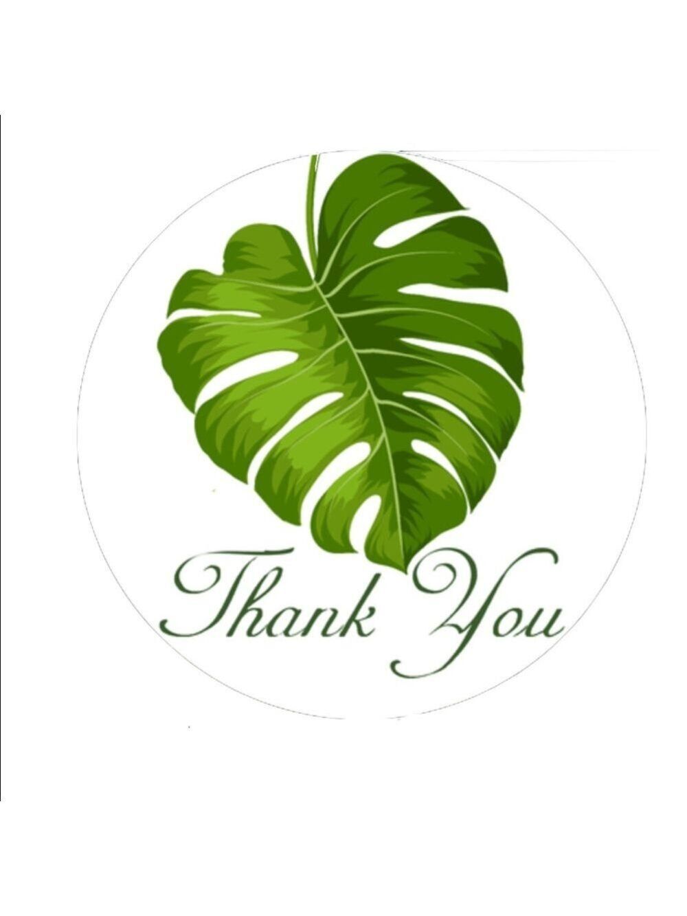 60 2.5” Banana Leaves Stickers PRICE IS FIRM - Picture 6 of 6
